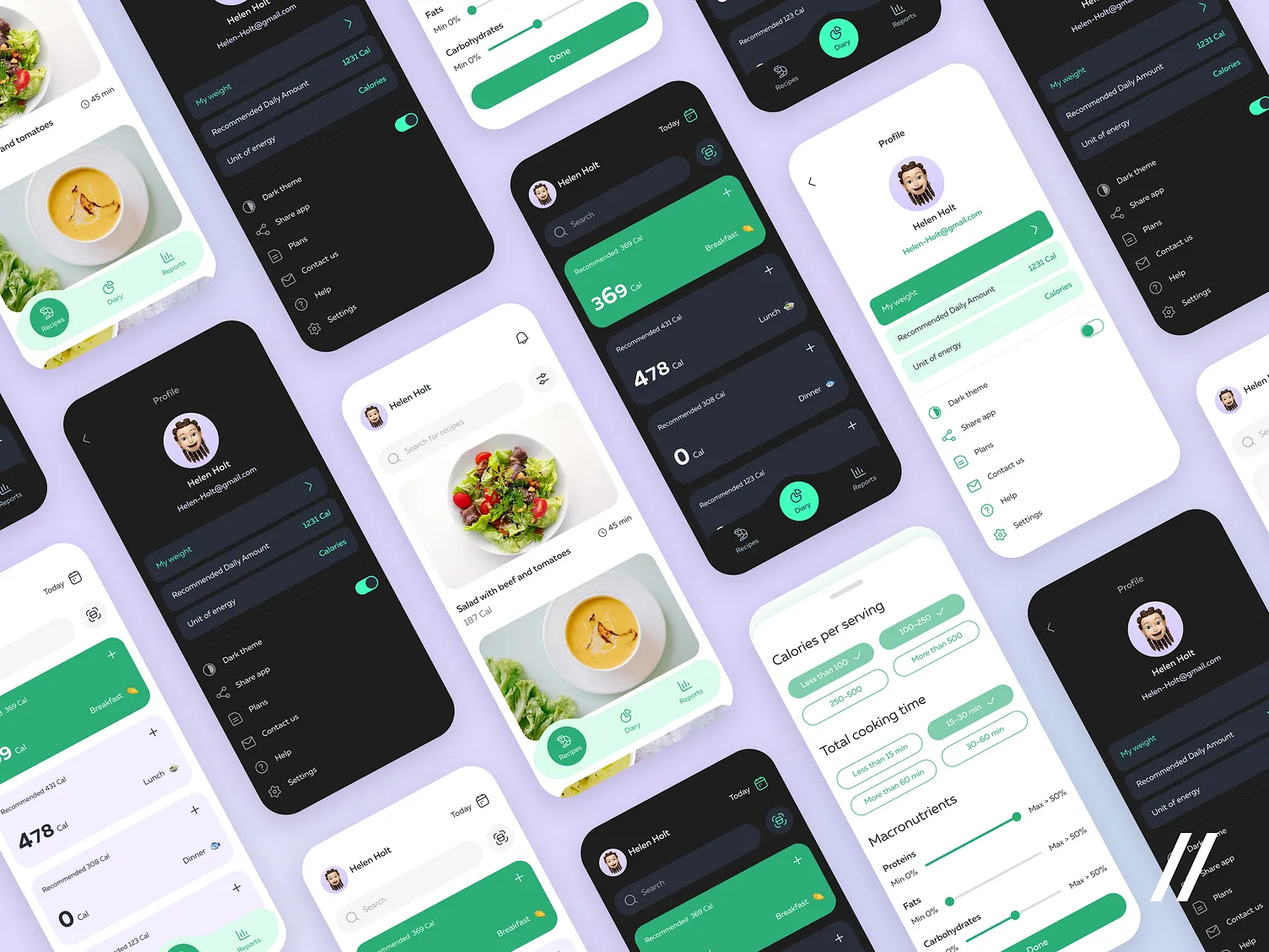Photo calorie app-dribbble