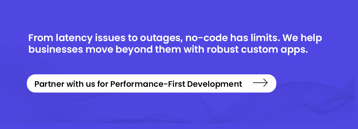 build no code app (CTA)