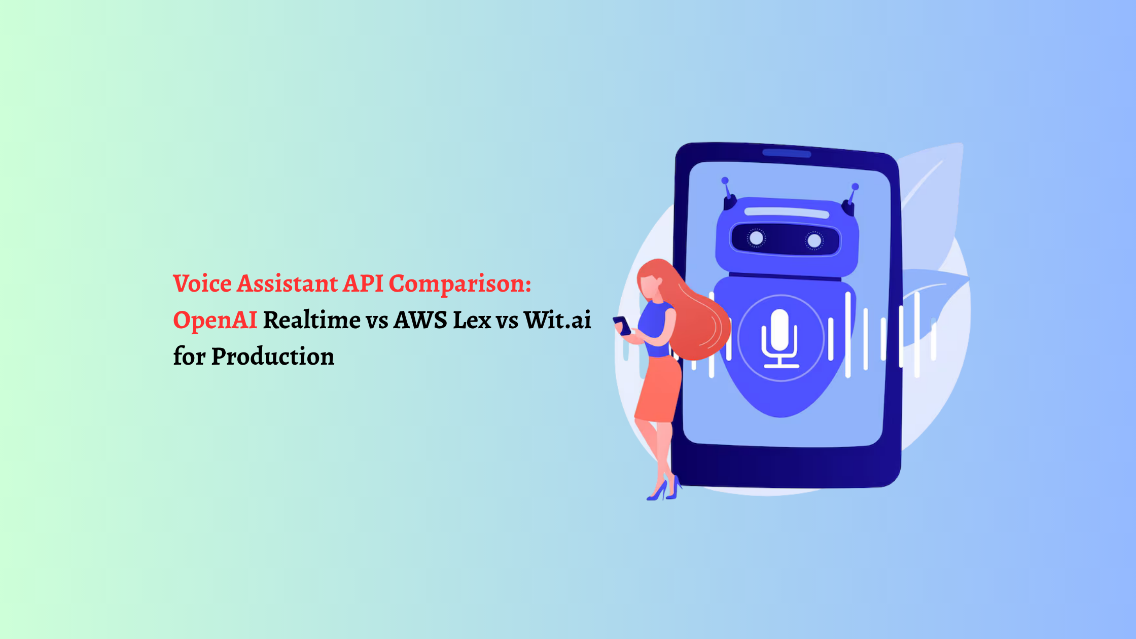 voice assistant API comparison