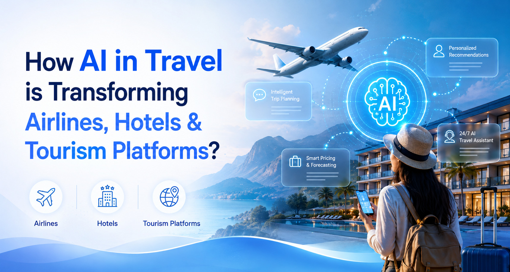 How AI in Travel is Transforming Airlines, Hotels & Tourism Platforms?