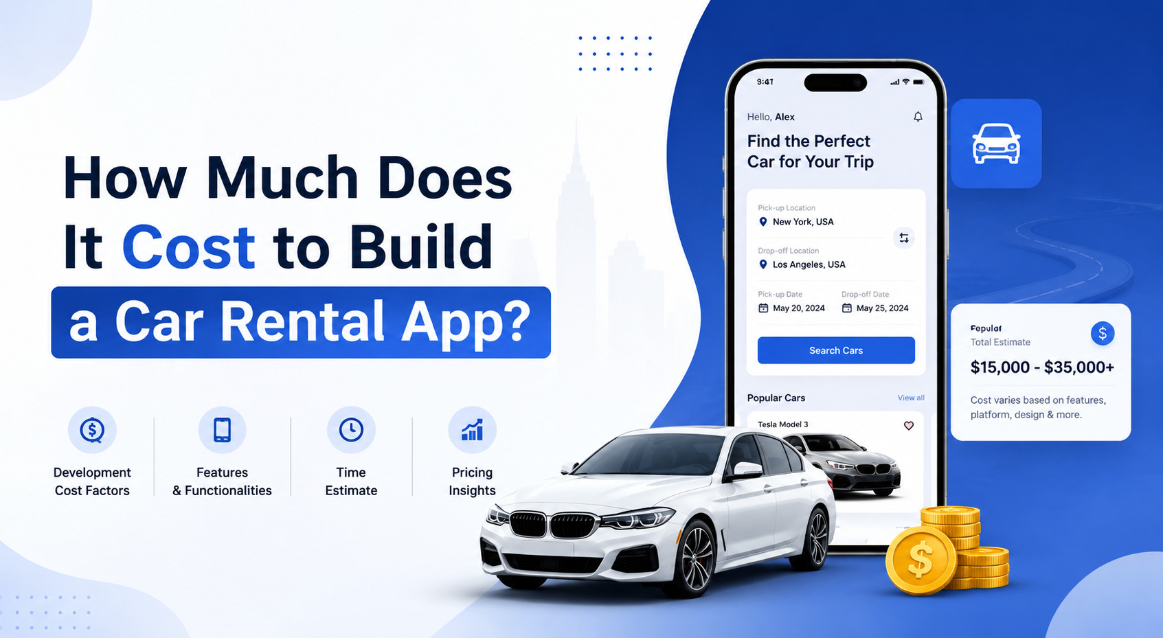 How Much Does It Cost to Build a Car Rental App?